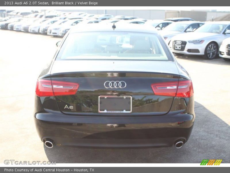 Brilliant Black / Velvet Beige 2013 Audi A6 2.0T Sedan