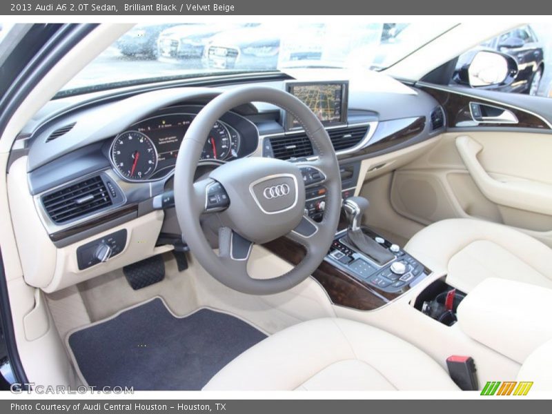 Brilliant Black / Velvet Beige 2013 Audi A6 2.0T Sedan