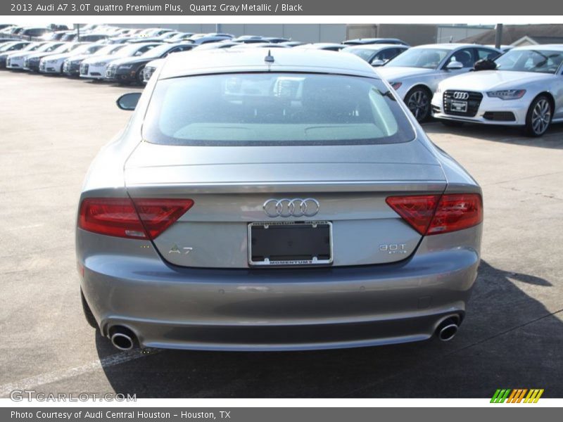 Quartz Gray Metallic / Black 2013 Audi A7 3.0T quattro Premium Plus