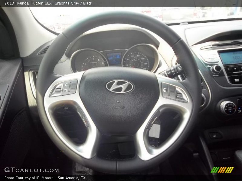 Graphite Gray / Black 2013 Hyundai Tucson GLS