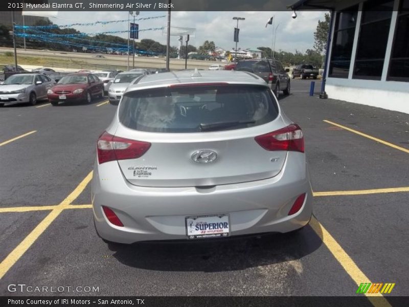 Shimmering Air Silver / Black 2013 Hyundai Elantra GT