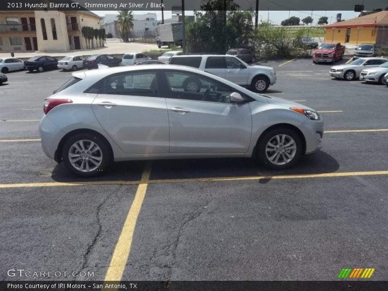 Shimmering Air Silver / Black 2013 Hyundai Elantra GT
