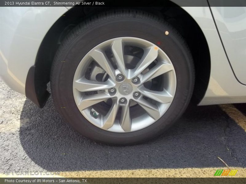 Shimmering Air Silver / Black 2013 Hyundai Elantra GT