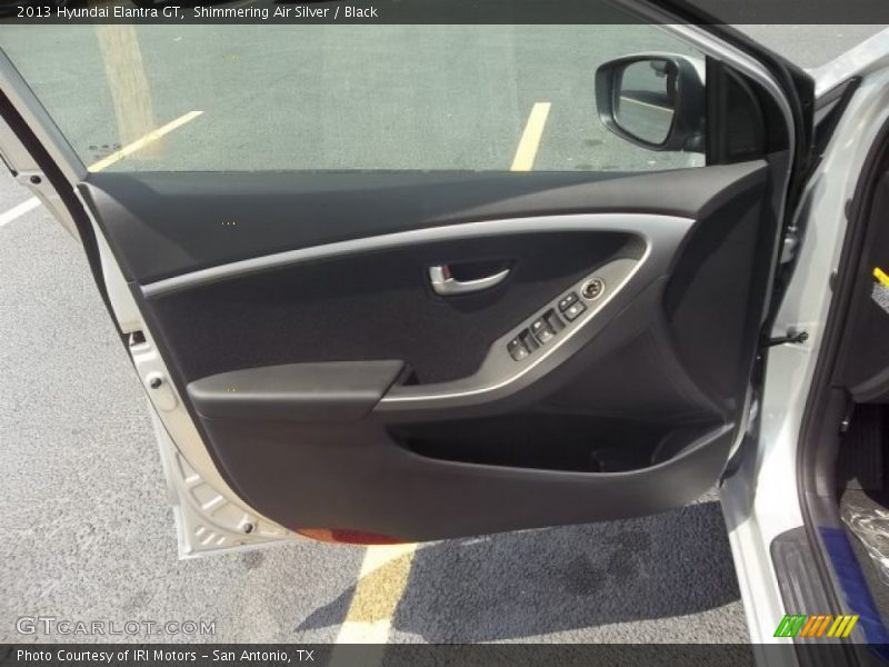 Shimmering Air Silver / Black 2013 Hyundai Elantra GT
