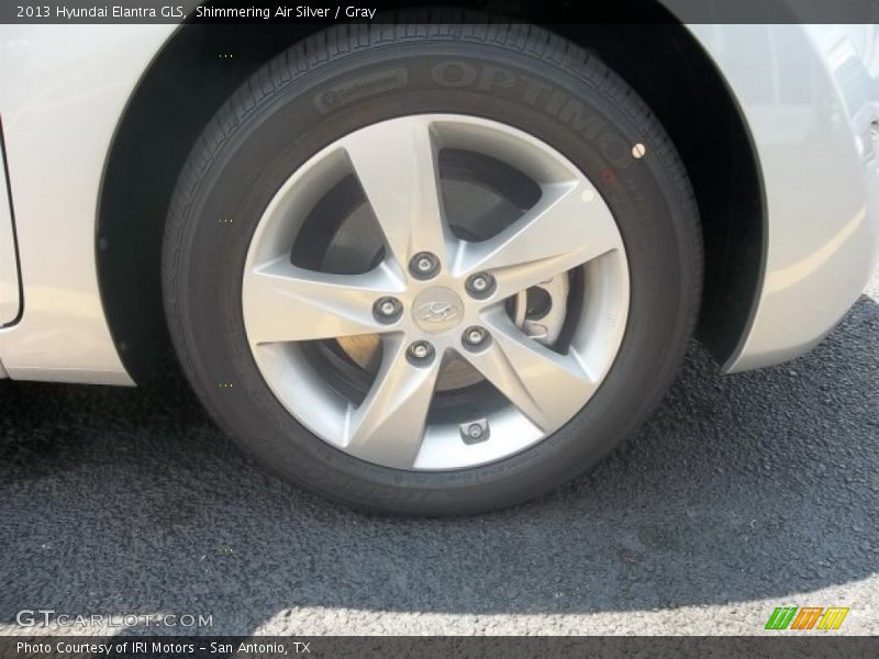 Shimmering Air Silver / Gray 2013 Hyundai Elantra GLS