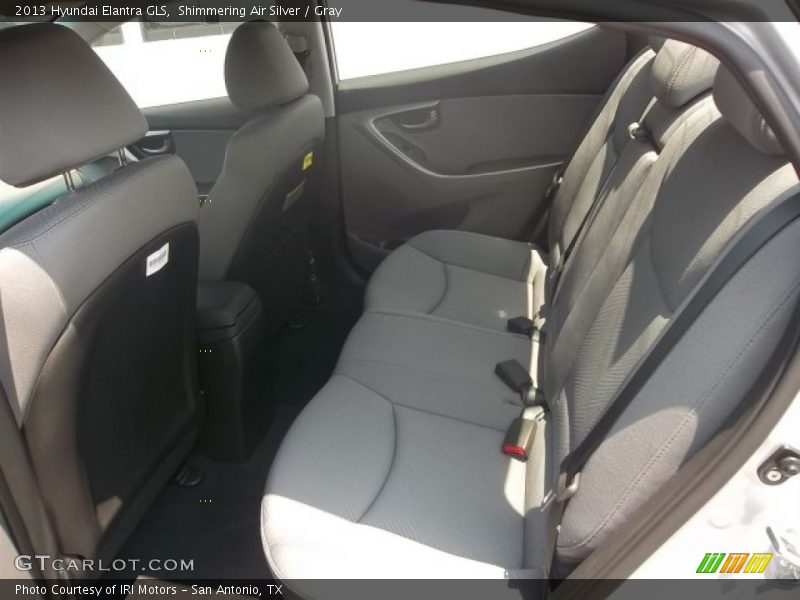 Shimmering Air Silver / Gray 2013 Hyundai Elantra GLS