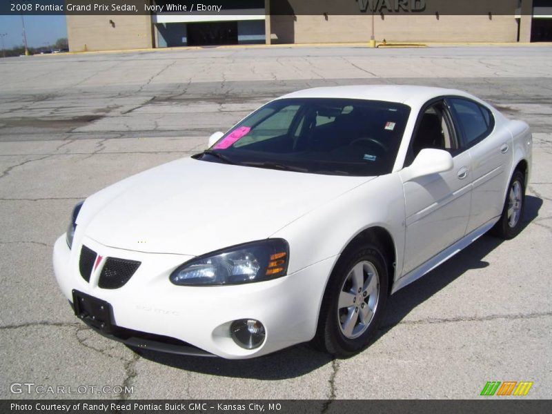 Ivory White / Ebony 2008 Pontiac Grand Prix Sedan