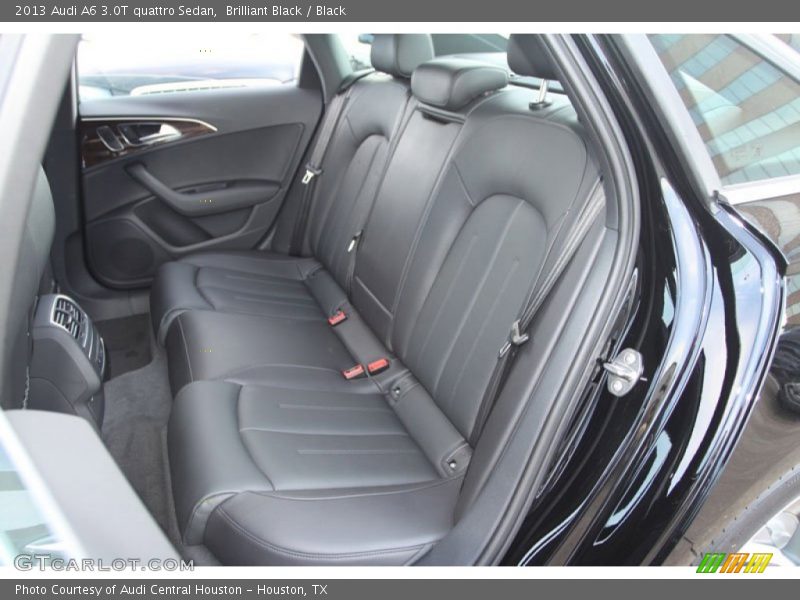 Rear Seat of 2013 A6 3.0T quattro Sedan