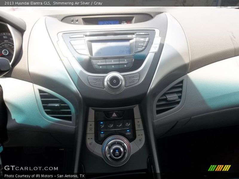 Shimmering Air Silver / Gray 2013 Hyundai Elantra GLS