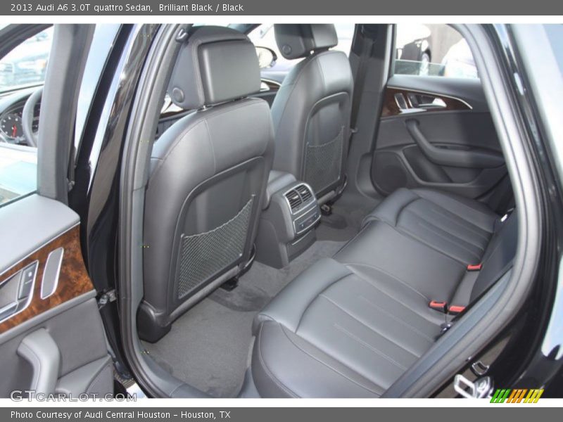 Rear Seat of 2013 A6 3.0T quattro Sedan