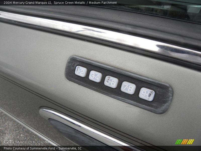 Spruce Green Metallic / Medium Parchment 2004 Mercury Grand Marquis LS