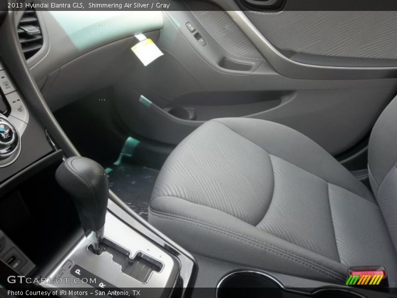 Shimmering Air Silver / Gray 2013 Hyundai Elantra GLS
