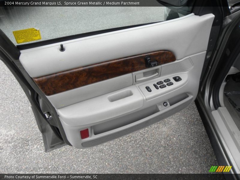 Spruce Green Metallic / Medium Parchment 2004 Mercury Grand Marquis LS