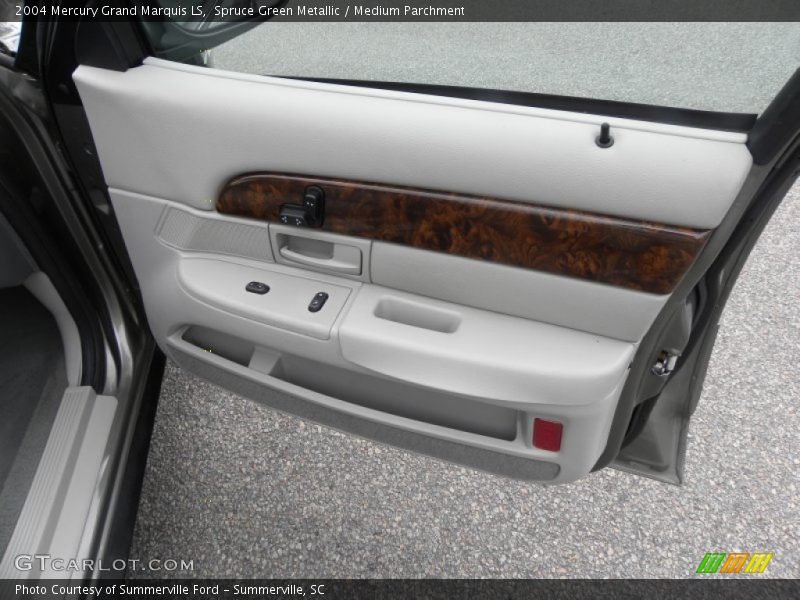 Spruce Green Metallic / Medium Parchment 2004 Mercury Grand Marquis LS