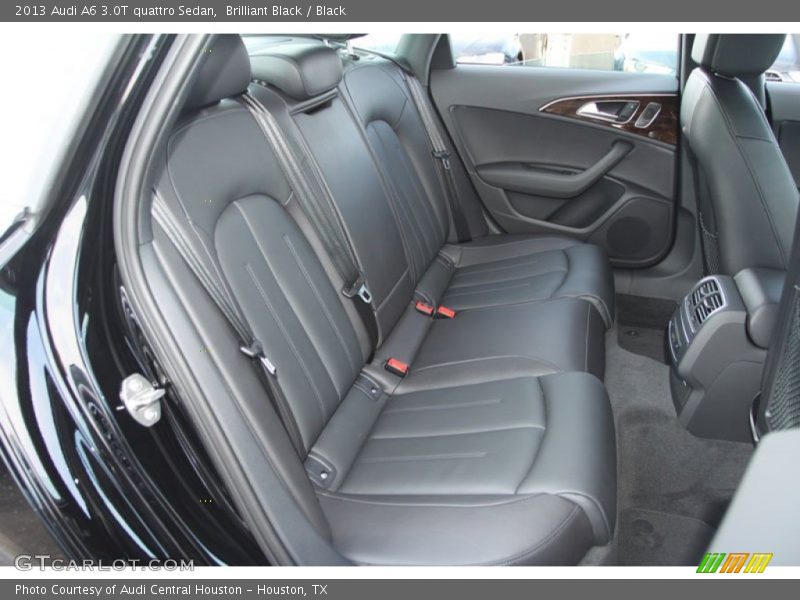 Rear Seat of 2013 A6 3.0T quattro Sedan