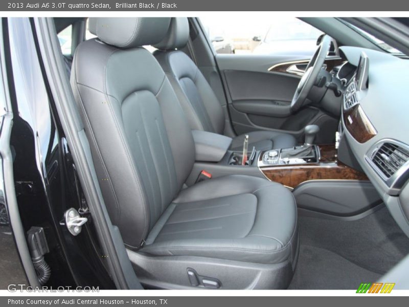 Front Seat of 2013 A6 3.0T quattro Sedan