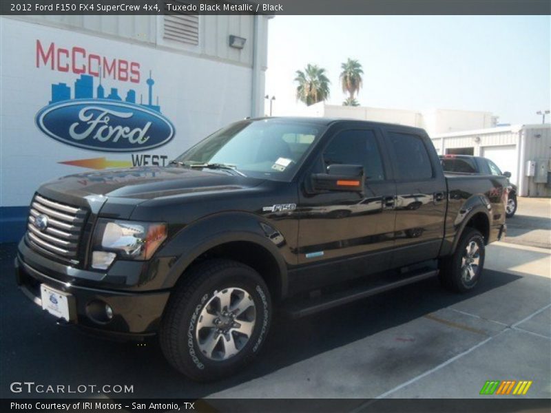 Tuxedo Black Metallic / Black 2012 Ford F150 FX4 SuperCrew 4x4