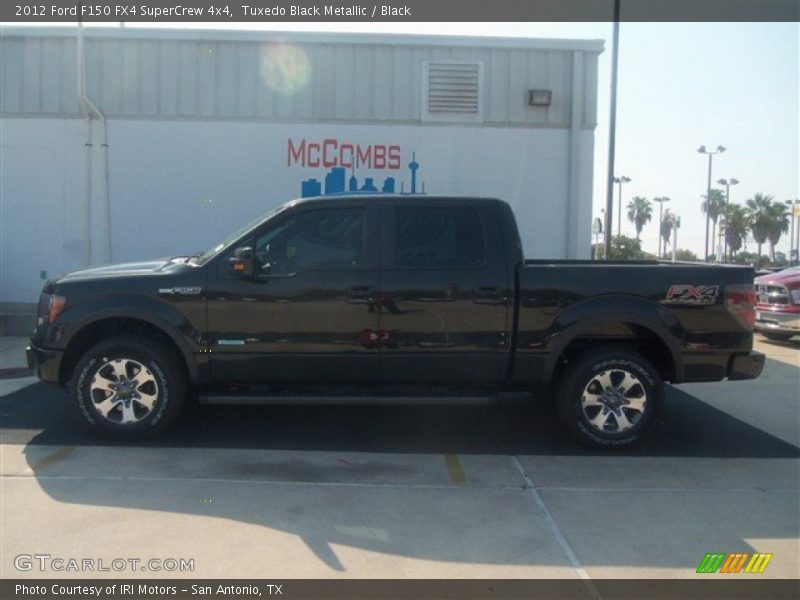 Tuxedo Black Metallic / Black 2012 Ford F150 FX4 SuperCrew 4x4