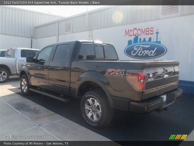Tuxedo Black Metallic / Black 2012 Ford F150 FX4 SuperCrew 4x4