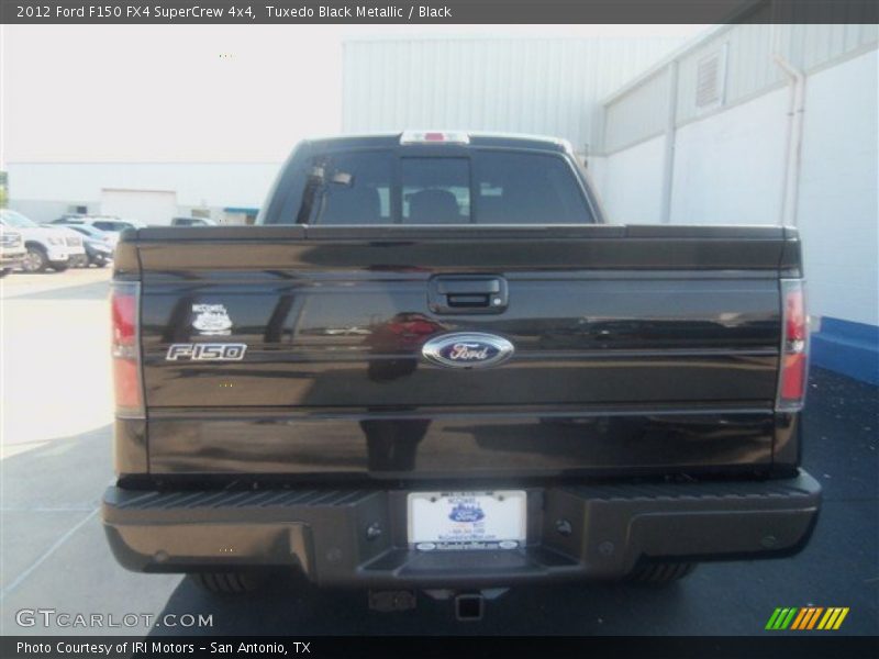 Tuxedo Black Metallic / Black 2012 Ford F150 FX4 SuperCrew 4x4