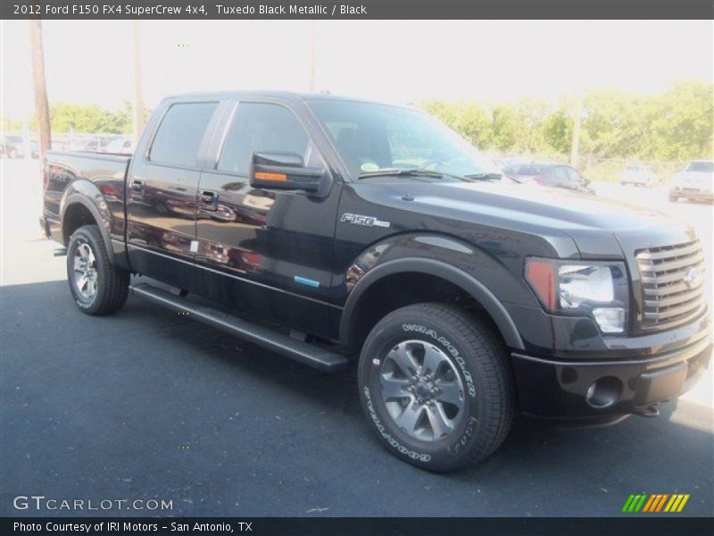 Tuxedo Black Metallic / Black 2012 Ford F150 FX4 SuperCrew 4x4