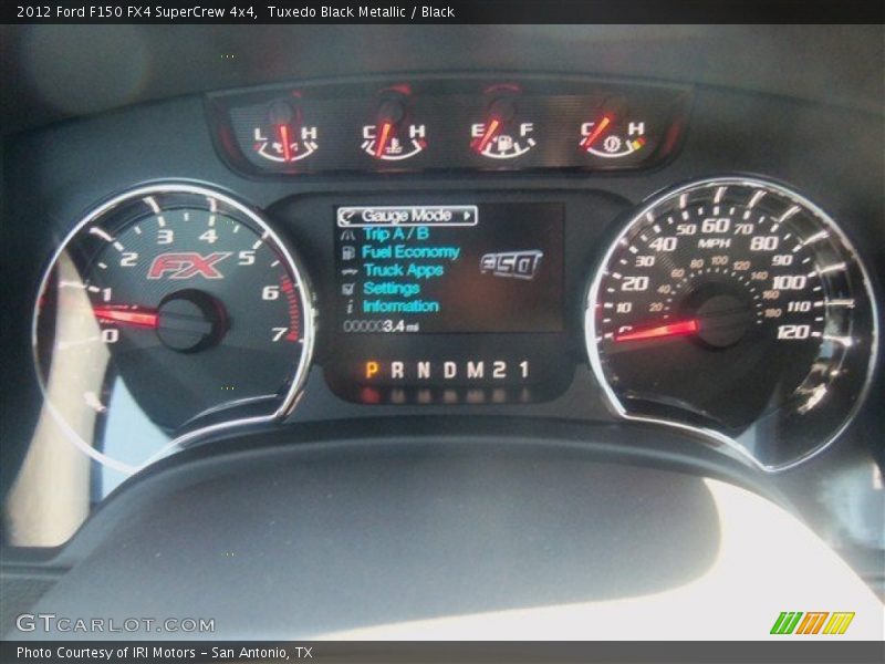 Tuxedo Black Metallic / Black 2012 Ford F150 FX4 SuperCrew 4x4