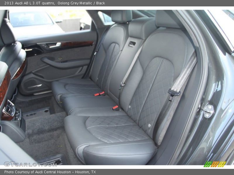 Oolong Grey Metallic / Black 2013 Audi A8 L 3.0T quattro