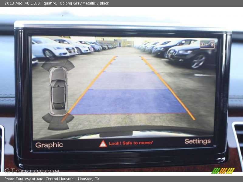 Oolong Grey Metallic / Black 2013 Audi A8 L 3.0T quattro