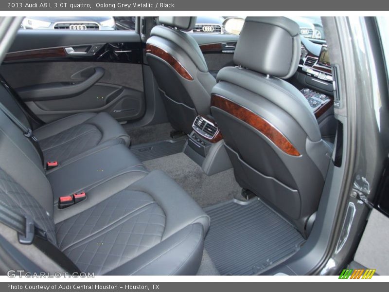 Oolong Grey Metallic / Black 2013 Audi A8 L 3.0T quattro