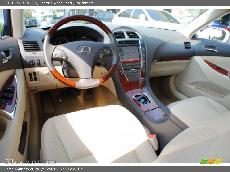 Starfire White Pearl / Parchment 2011 Lexus ES 350