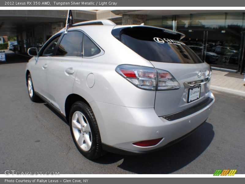 Tungsten Silver Metallic / Light Gray 2012 Lexus RX 350 AWD