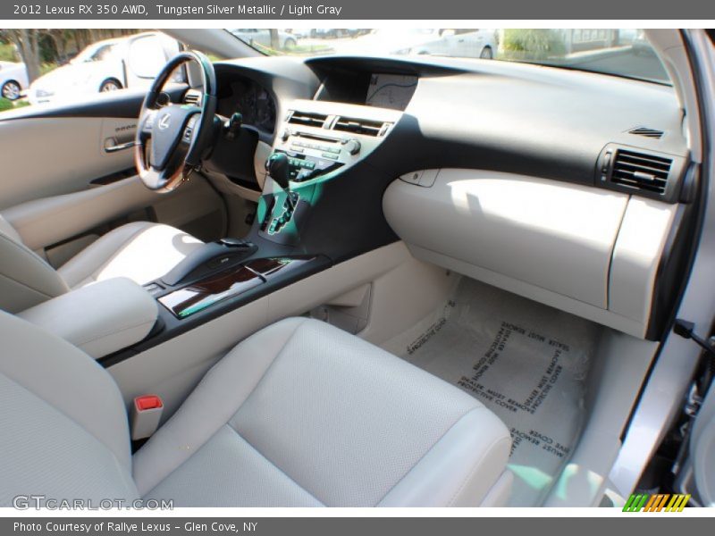Tungsten Silver Metallic / Light Gray 2012 Lexus RX 350 AWD