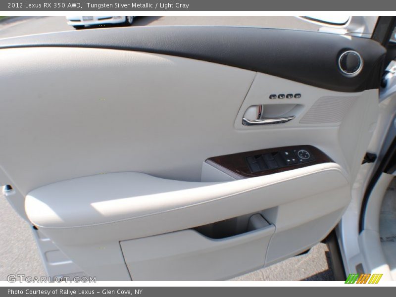 Tungsten Silver Metallic / Light Gray 2012 Lexus RX 350 AWD