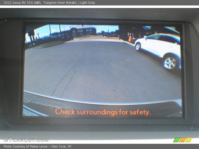 Tungsten Silver Metallic / Light Gray 2012 Lexus RX 350 AWD