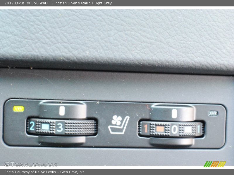 Tungsten Silver Metallic / Light Gray 2012 Lexus RX 350 AWD