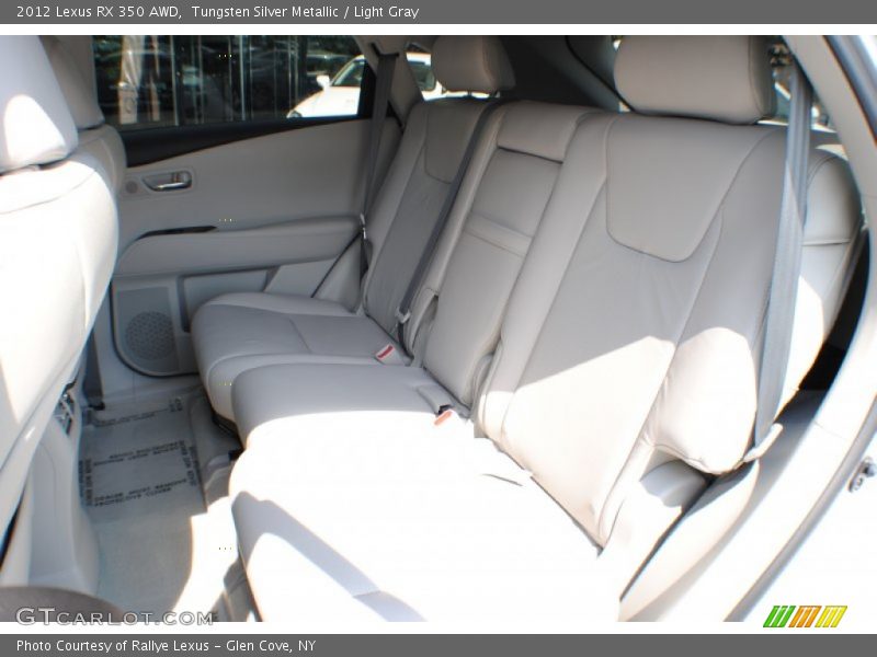 Tungsten Silver Metallic / Light Gray 2012 Lexus RX 350 AWD