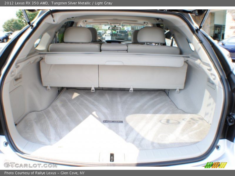 Tungsten Silver Metallic / Light Gray 2012 Lexus RX 350 AWD