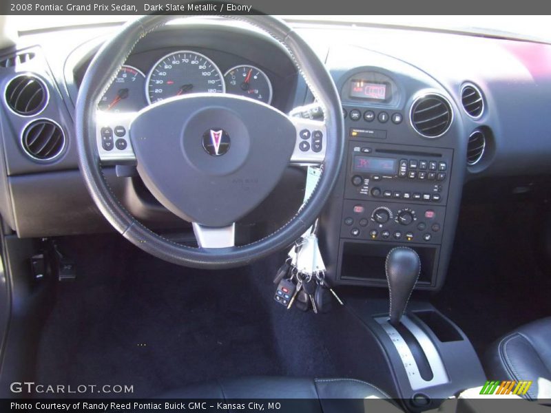 Dark Slate Metallic / Ebony 2008 Pontiac Grand Prix Sedan