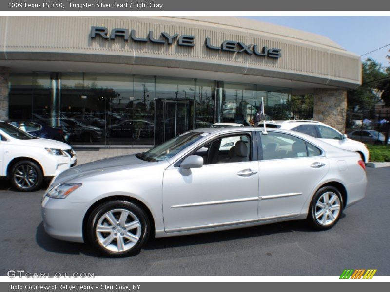 Tungsten Silver Pearl / Light Gray 2009 Lexus ES 350
