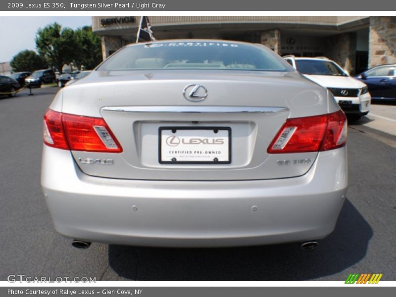 Tungsten Silver Pearl / Light Gray 2009 Lexus ES 350