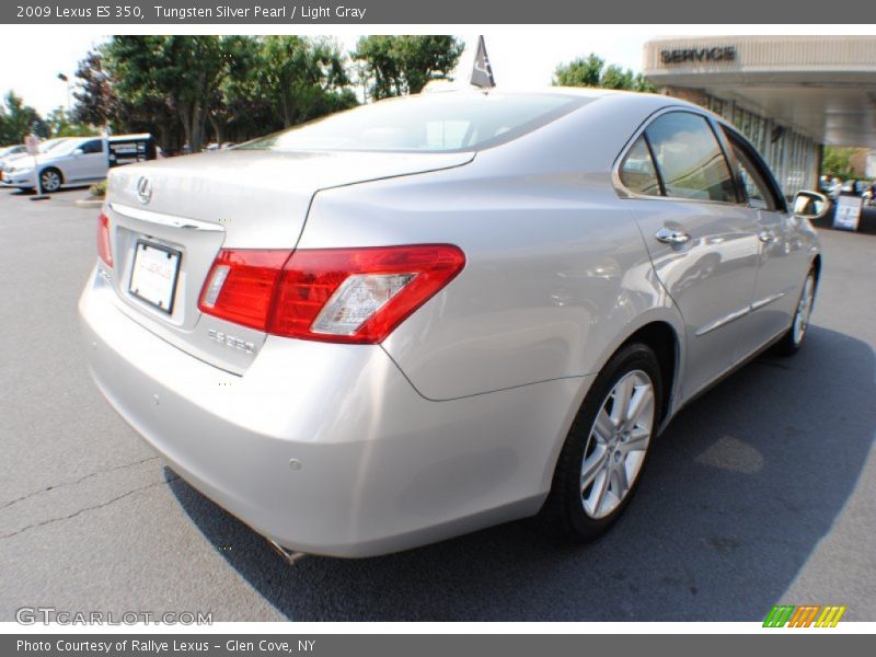 Tungsten Silver Pearl / Light Gray 2009 Lexus ES 350