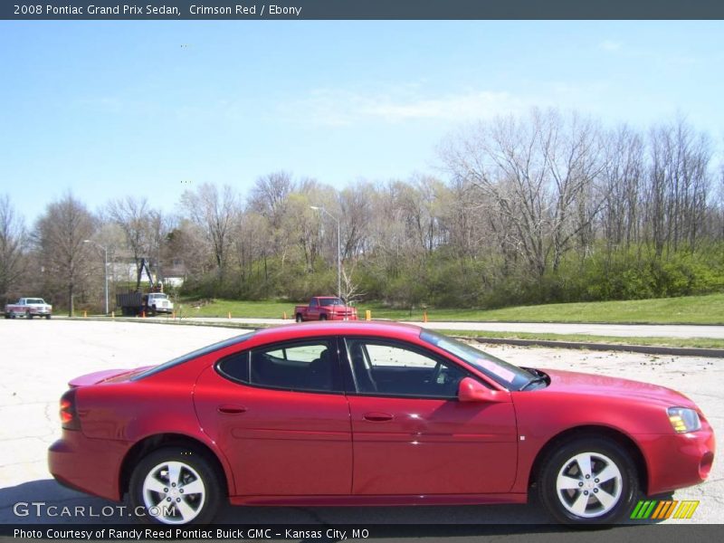 Crimson Red / Ebony 2008 Pontiac Grand Prix Sedan