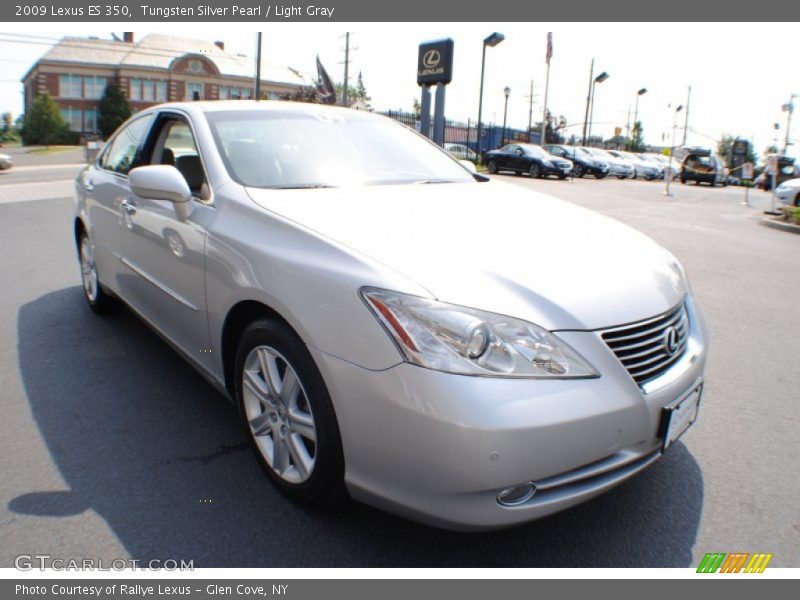 Tungsten Silver Pearl / Light Gray 2009 Lexus ES 350
