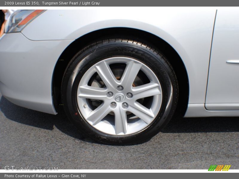 Tungsten Silver Pearl / Light Gray 2009 Lexus ES 350