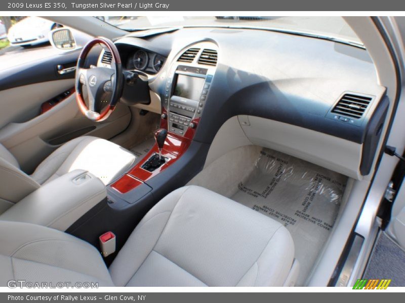 Tungsten Silver Pearl / Light Gray 2009 Lexus ES 350