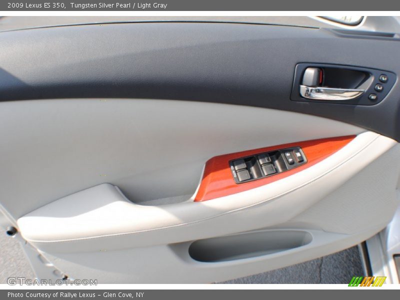 Tungsten Silver Pearl / Light Gray 2009 Lexus ES 350