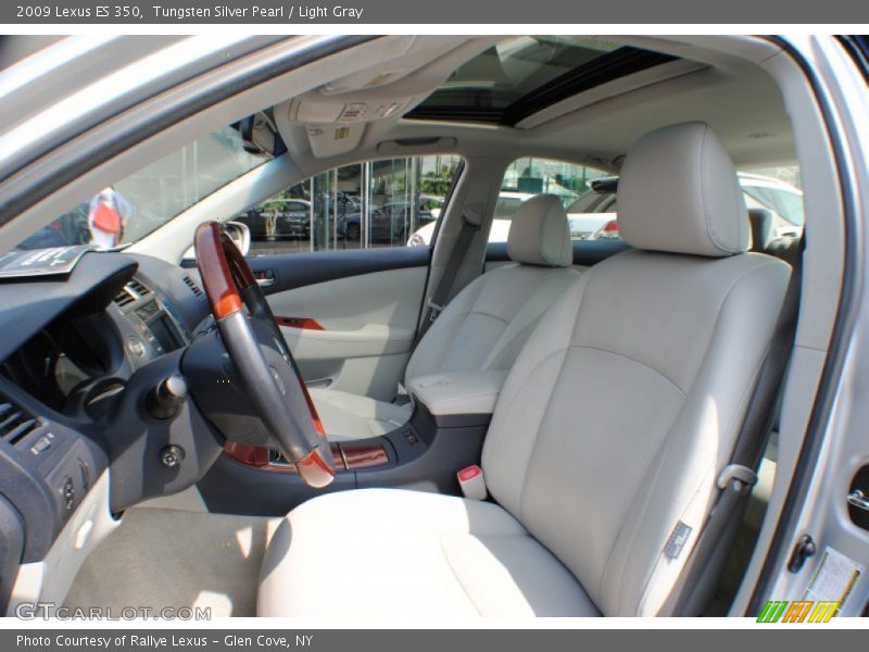 Tungsten Silver Pearl / Light Gray 2009 Lexus ES 350