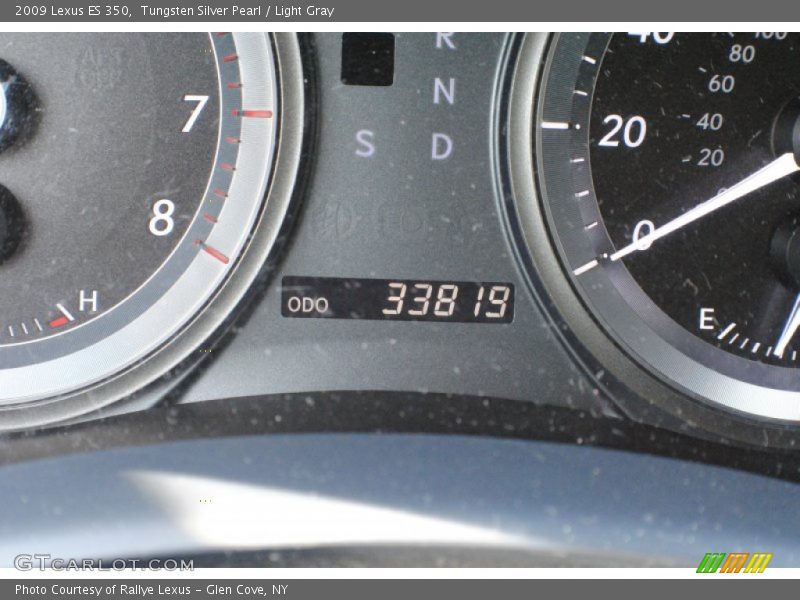 Tungsten Silver Pearl / Light Gray 2009 Lexus ES 350