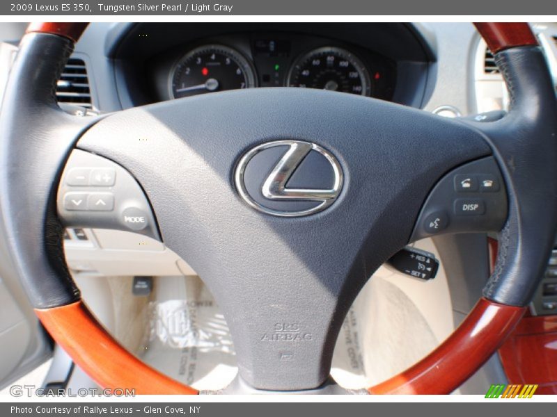 Tungsten Silver Pearl / Light Gray 2009 Lexus ES 350