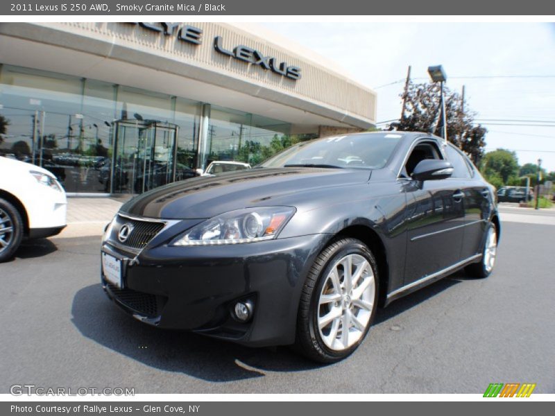 Smoky Granite Mica / Black 2011 Lexus IS 250 AWD